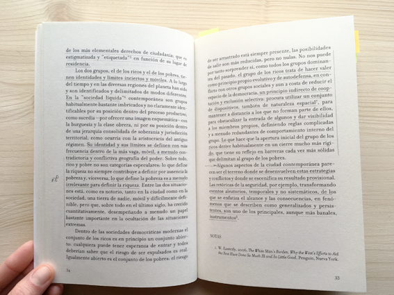 3_ pp32-33 «LA CIUDAD DE LOS RICOS Y LA CIUDAD DE LOS POBRES"» DE BERNARDO SECCHI | Sabrina Gaudino Di Meo